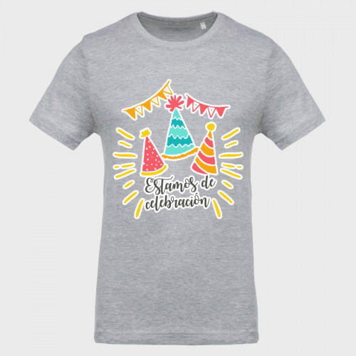 Camiseta cumpleaños: estamos de celebración