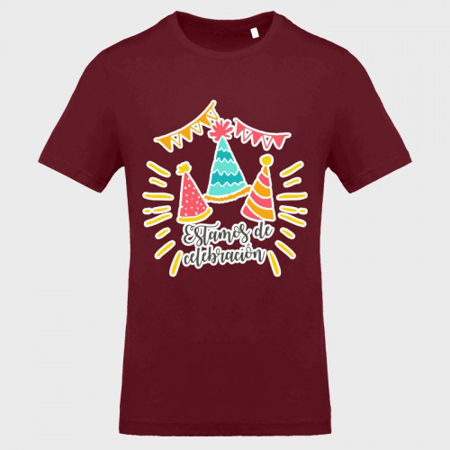 Camiseta cumpleaños: estamos de celebración
