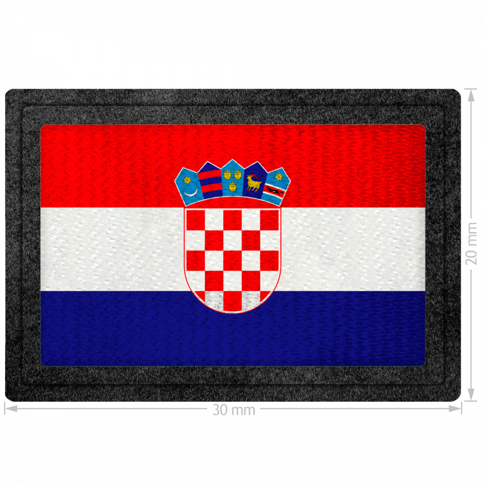 Parche bandera Croacia