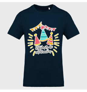 Camiseta cumpleaños: estamos de celebración