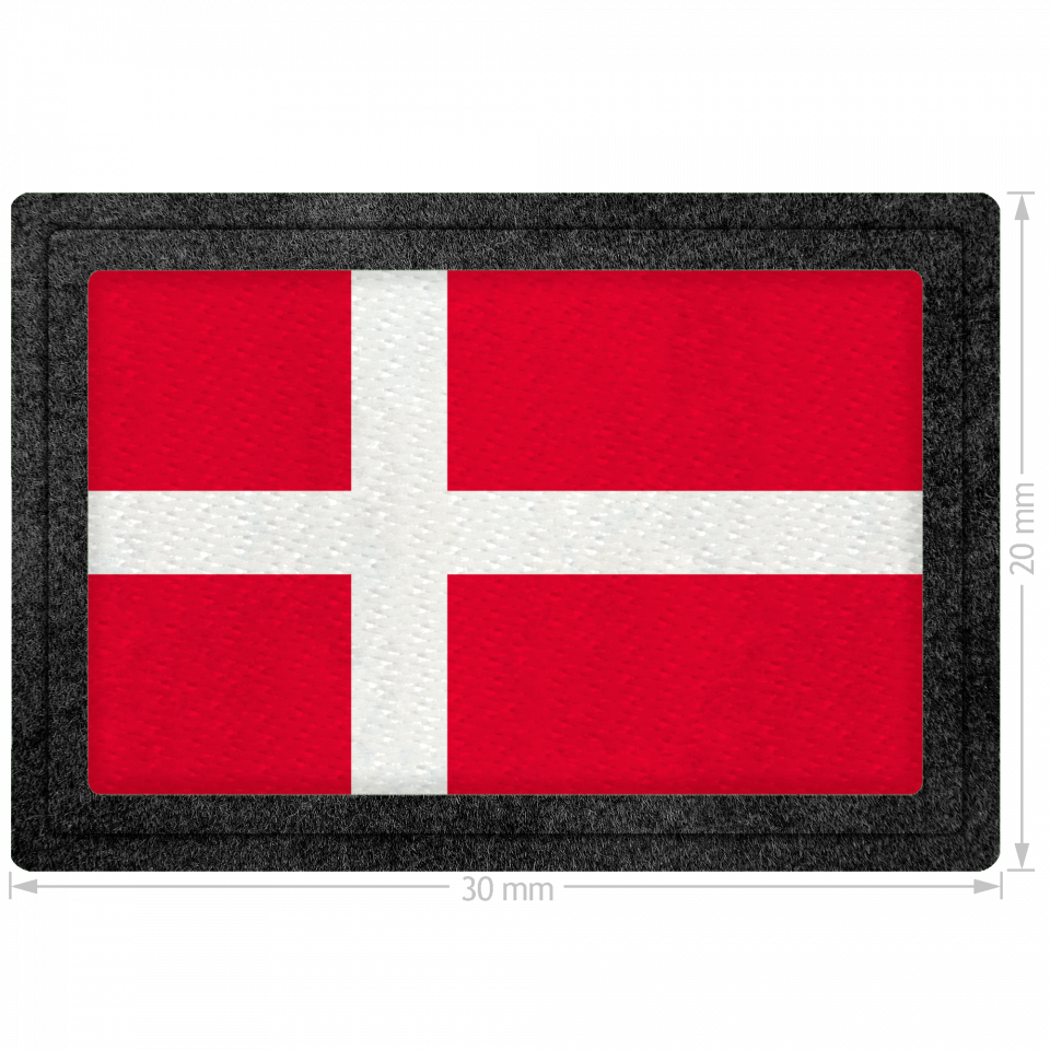 Parche bandera Dinamarca