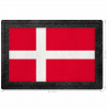 Parche bandera Dinamarca