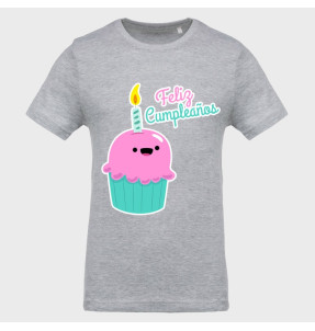Camiseta cumpleaños: feliz cumpleaños