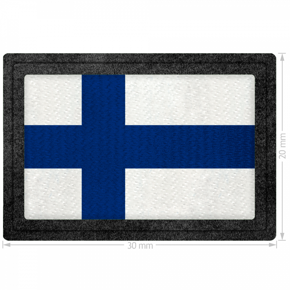 Parche bandera Finlandia