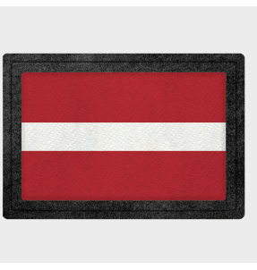 Parche bandera Letonia