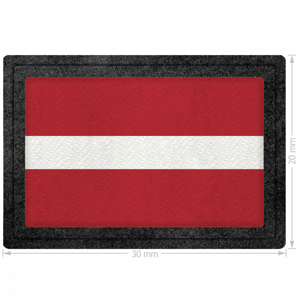 Parche bandera Letonia