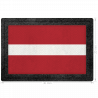 Parche bandera Letonia