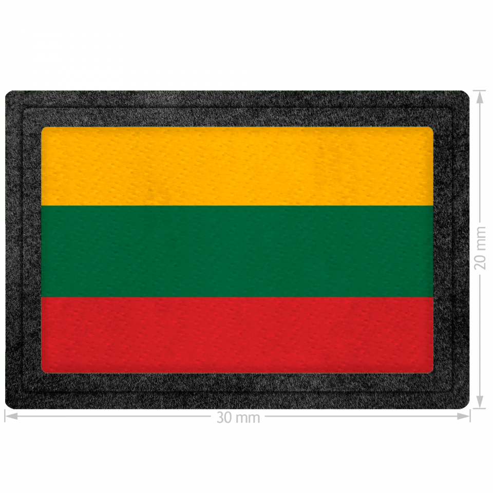Parche bandera Lituania