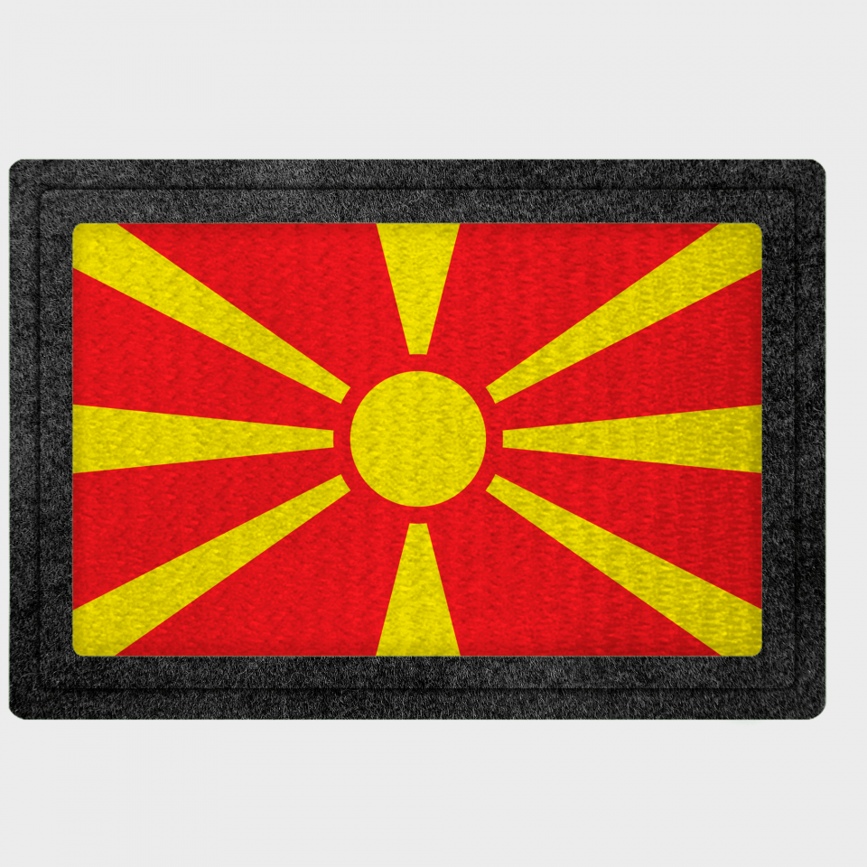 Parche bandera Macedonia del Norte