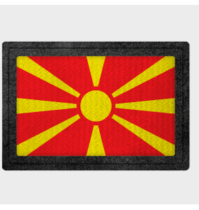 Parche bandera Macedonia del Norte