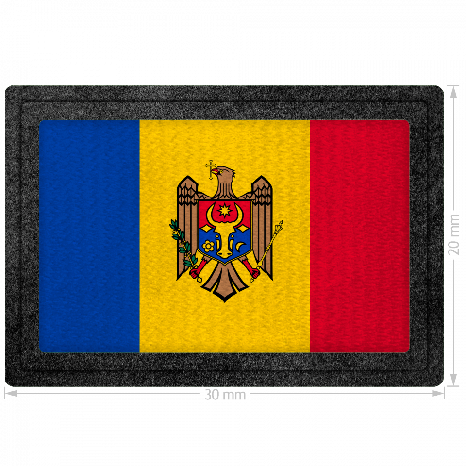 Parche bandera Moldavia