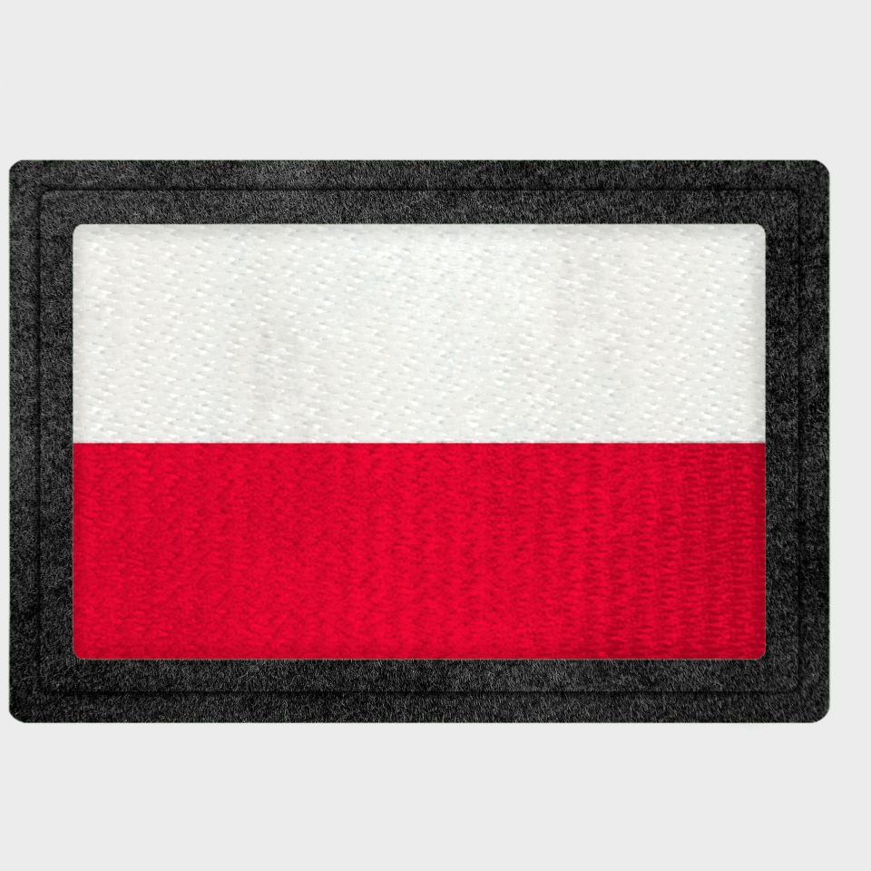 Parche bandera Polonia