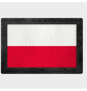 Parche bandera Polonia