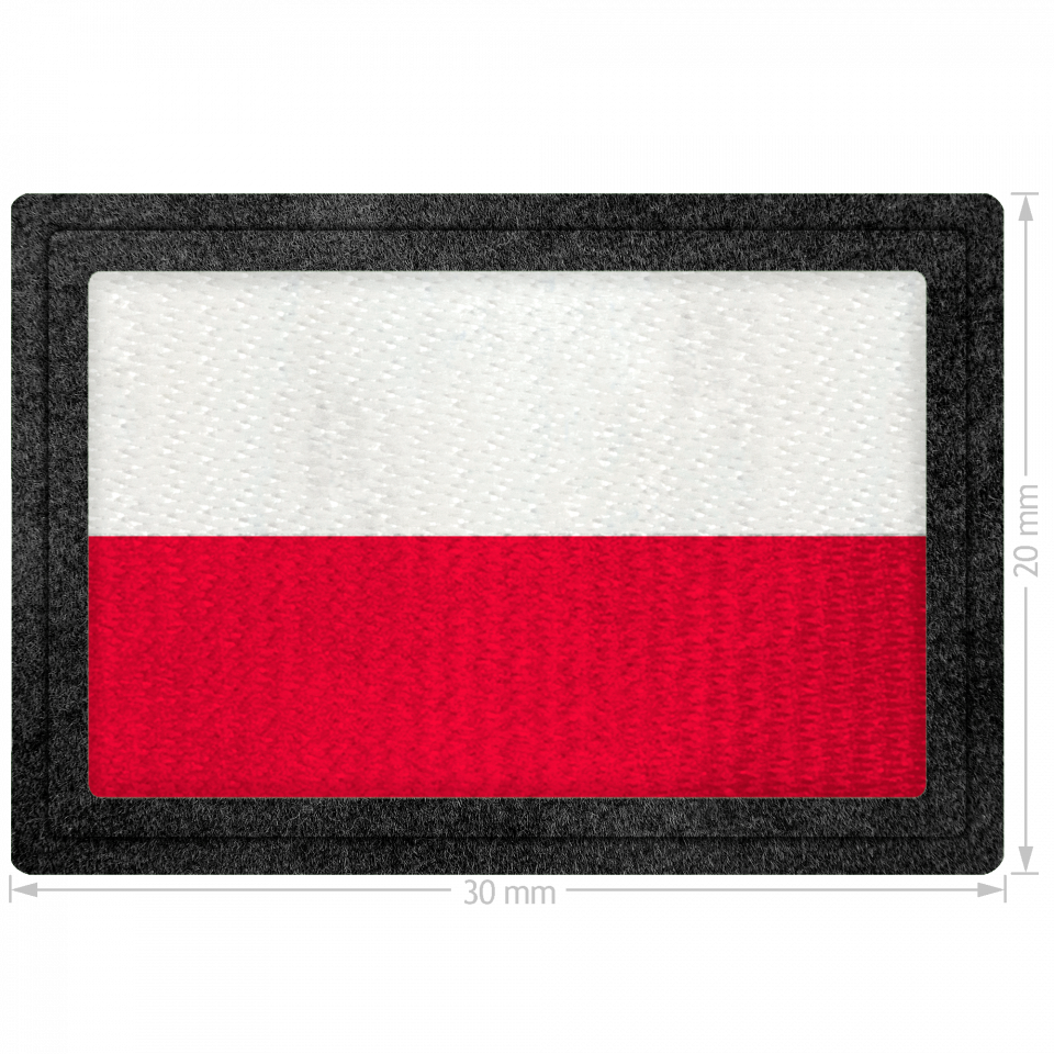 Parche bandera Polonia