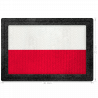 Parche bandera Polonia