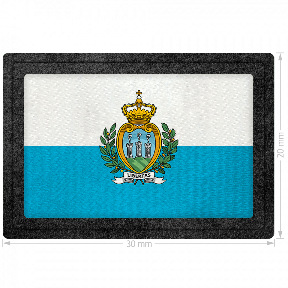 Parche bandera San Marino