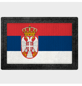 Parche bandera Serbia