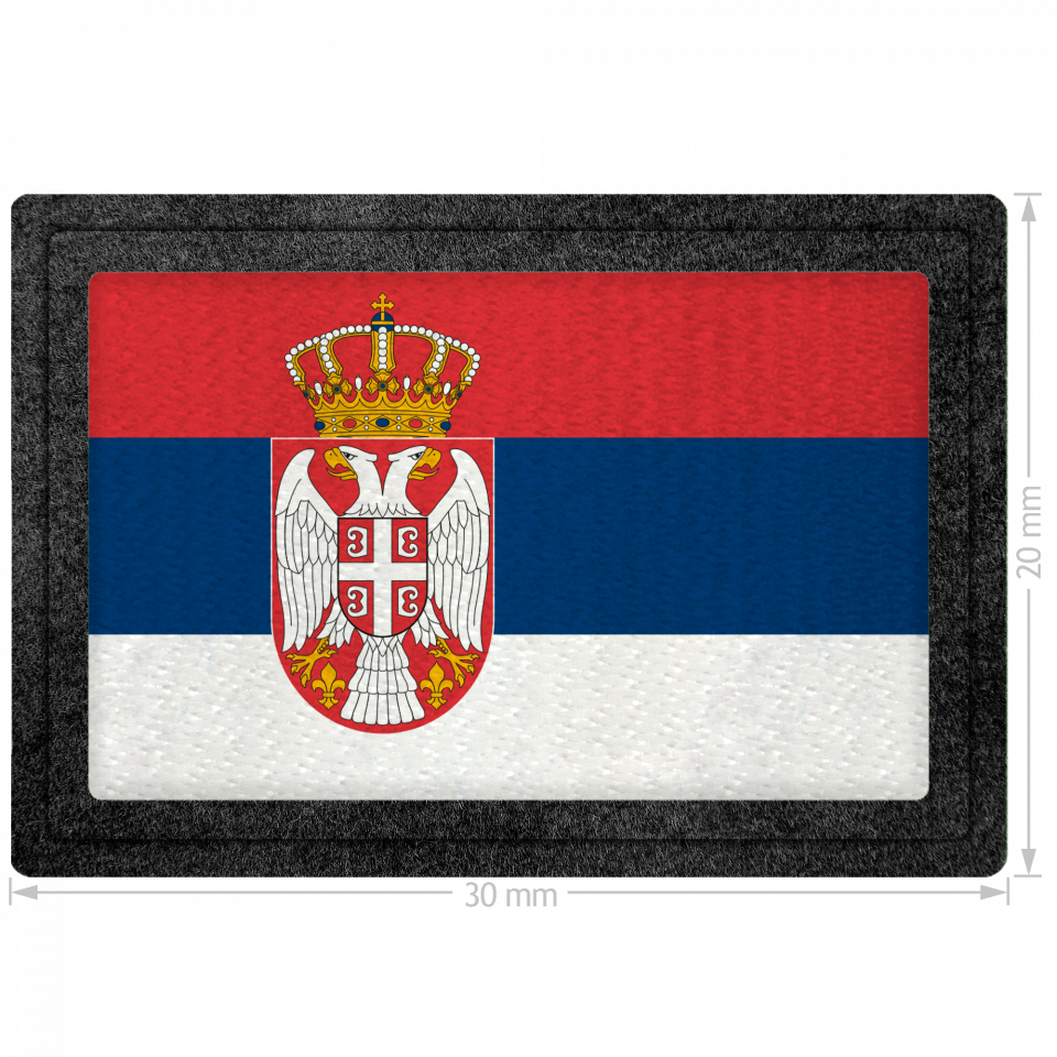 Parche bandera Serbia