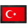 Parche bandera Turquia