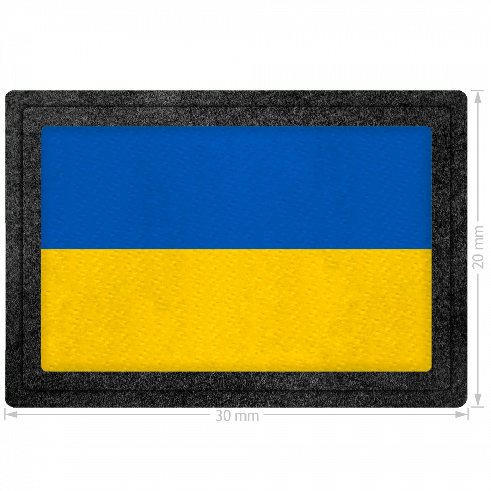 Parche bandera Ucrania