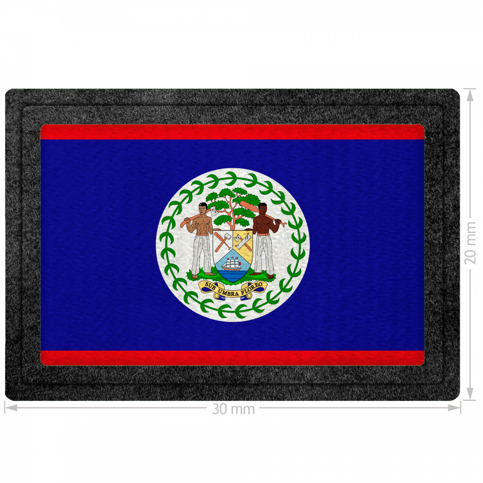 Parche bandera Belice