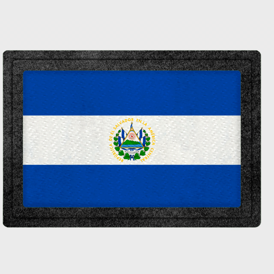 Parche bandera El Salvador