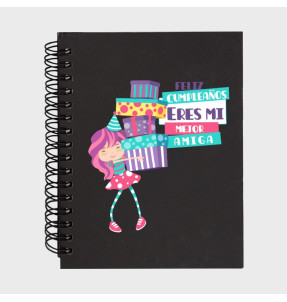 Libreta cumpleaños: mi mejor amiga
