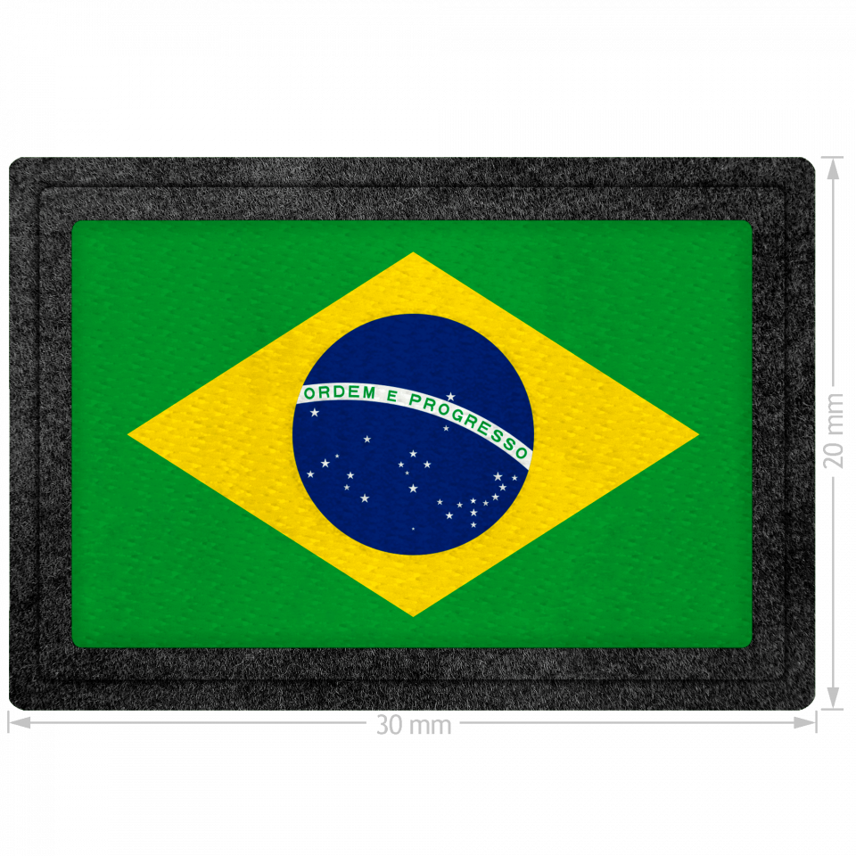 Parche bandera Brasil
