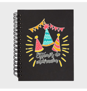 Libreta cumpleaños: estamos de celebración