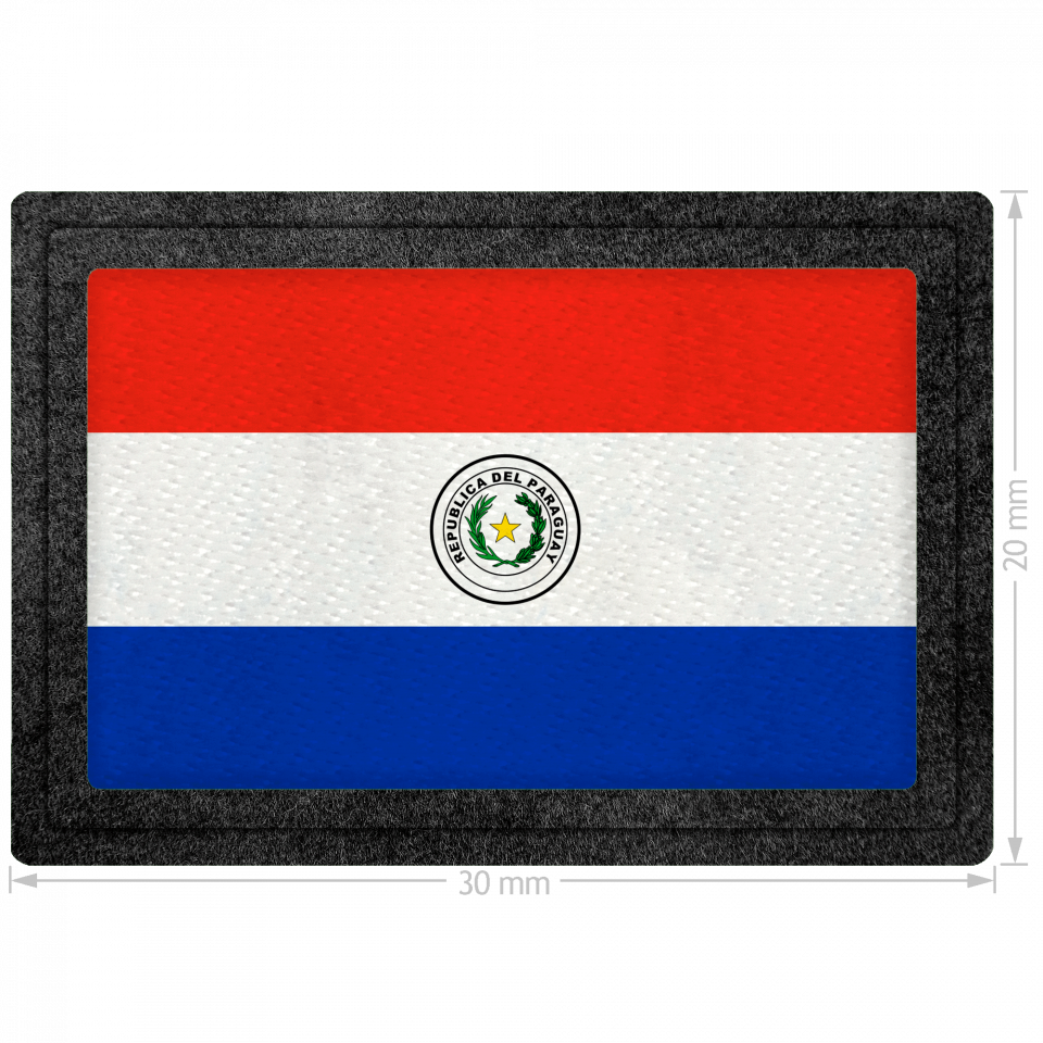 Parche bandera Paraguay