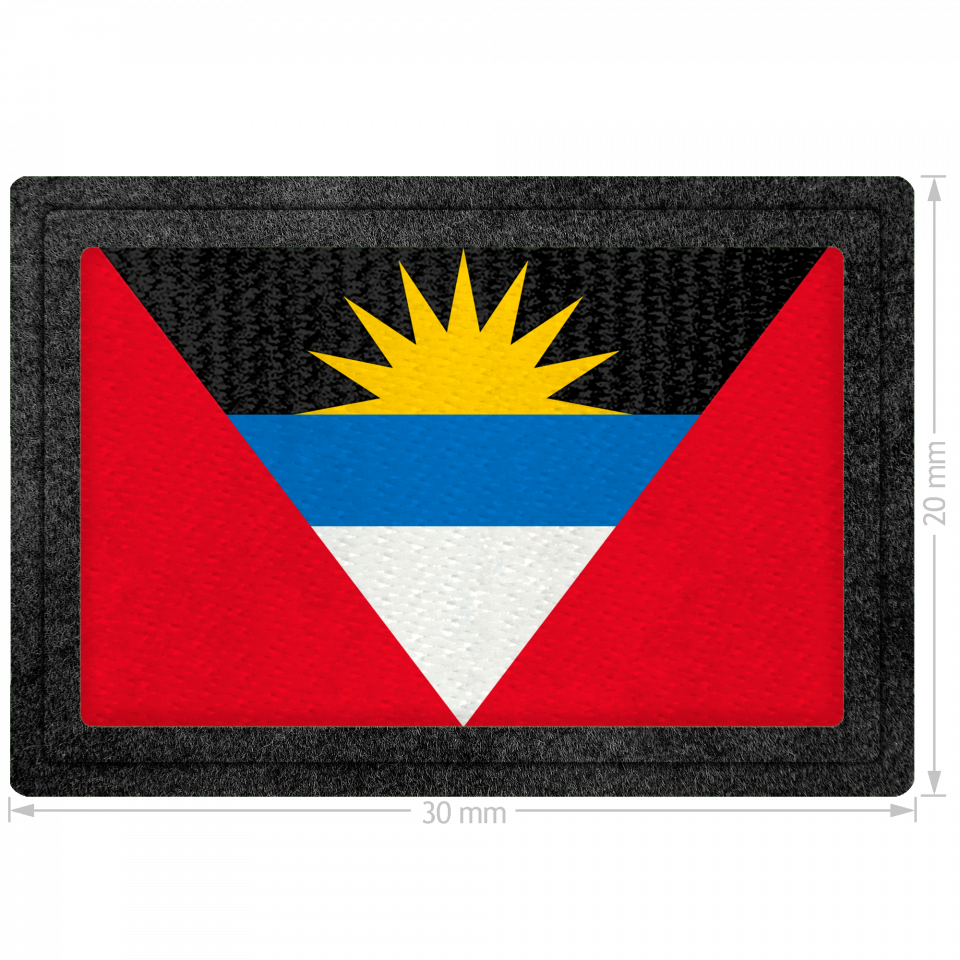 Parche bandera Antigua y Barbuda
