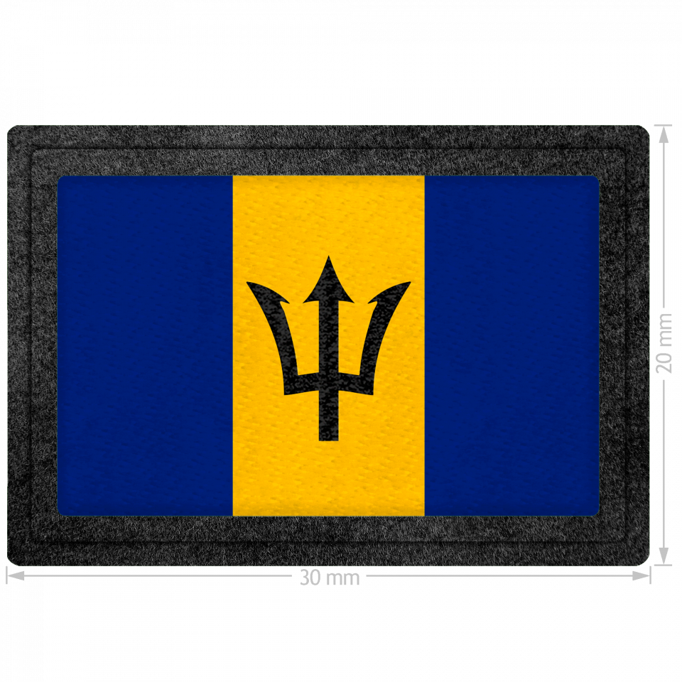 Parche bandera Barbados