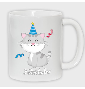 Taza Cumpleaños: gato