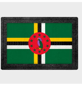 Parche bandera Dominica