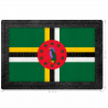Parche bandera Dominica
