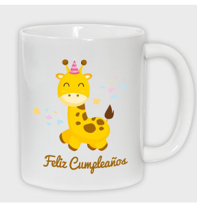 Taza Cumpleaños: jirafa
