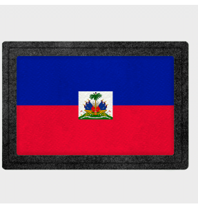 Parche bandera Haiti