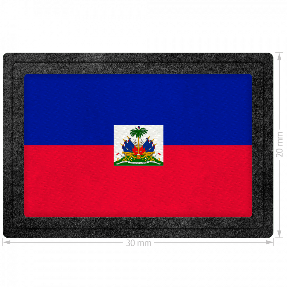 Parche bandera Haiti