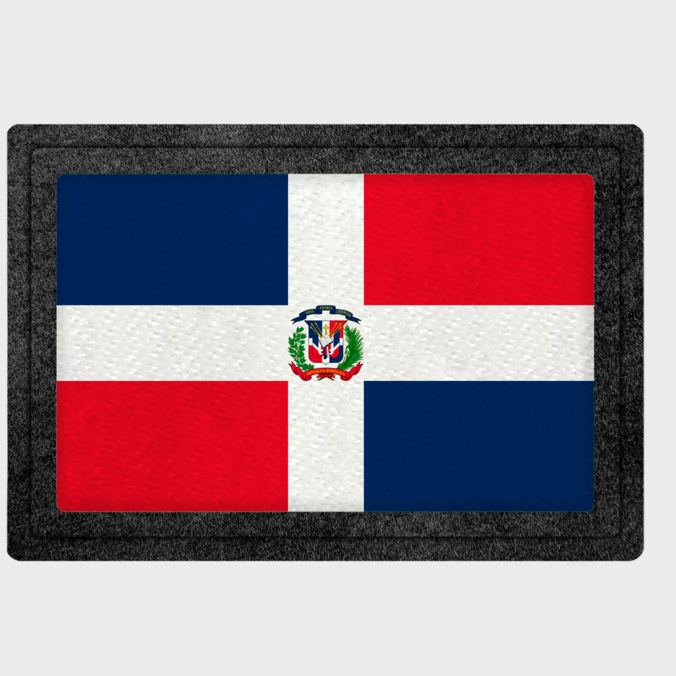 Parche bandera República Dominicana