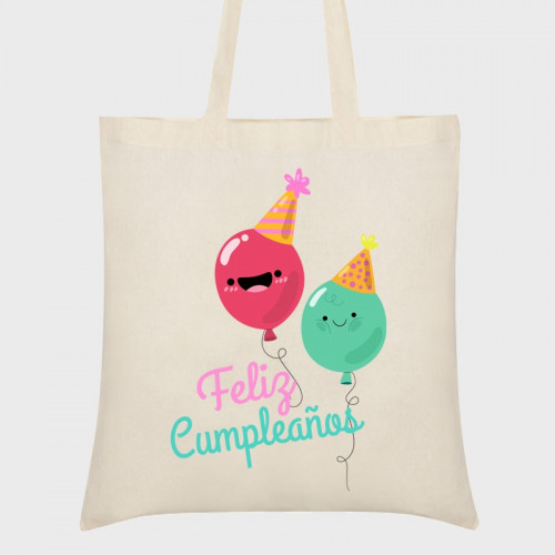 Bolsa tela cumpleaños: feliz cumpleaños, comprar online