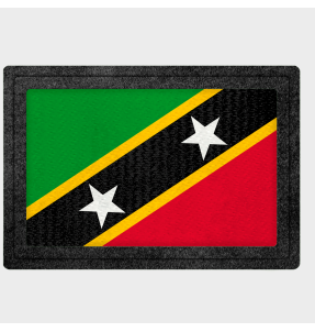 Parche bandera San Cristóbal y Nieves