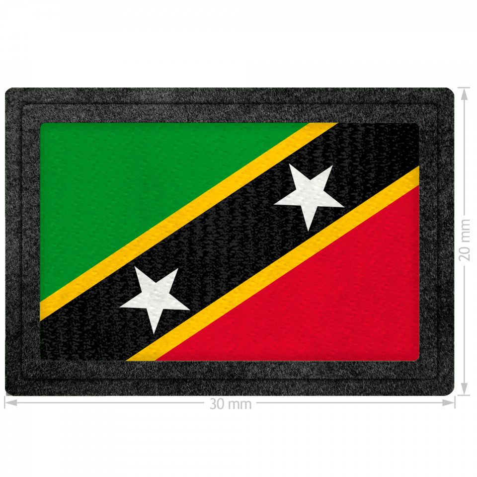 Parche bandera San Cristóbal y Nieves