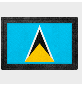 Parche bandera Santa Lucía