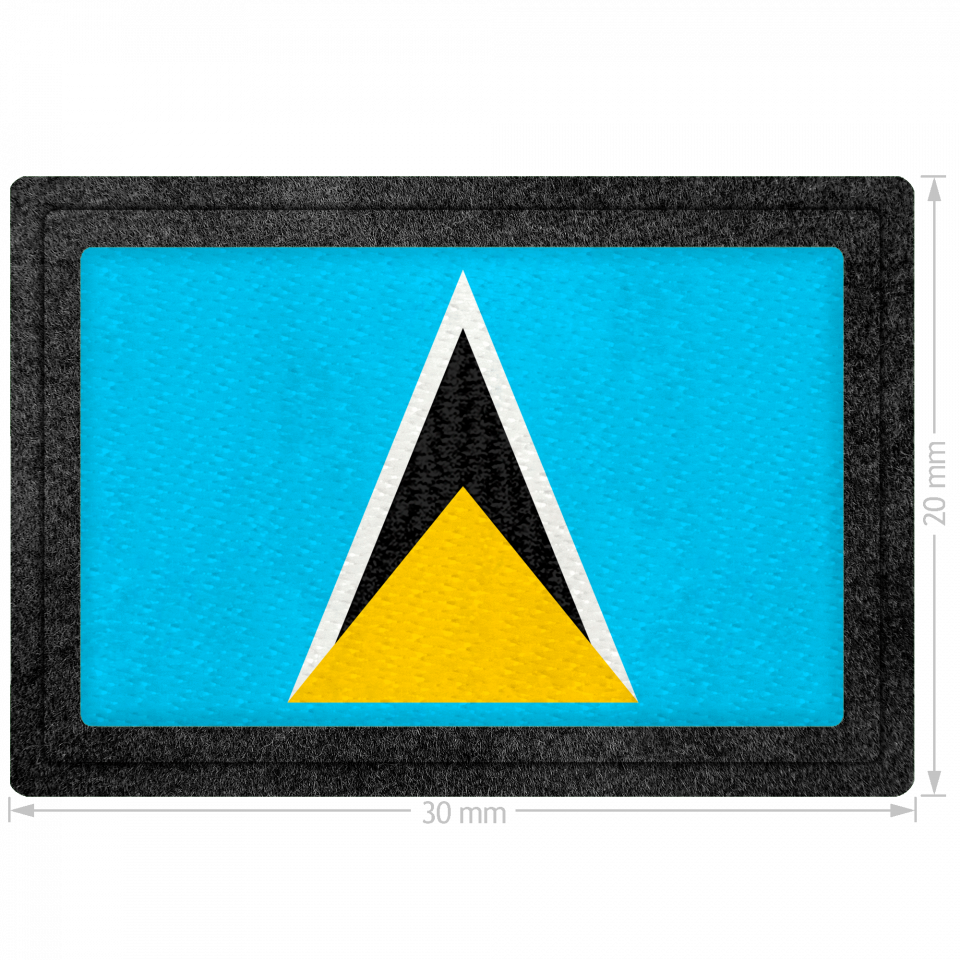 Parche bandera Santa Lucía