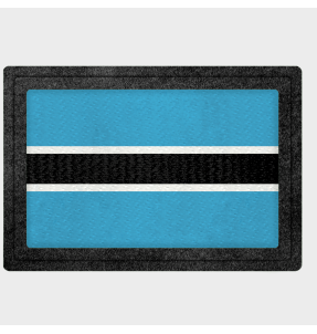 Parche bandera Botsuana