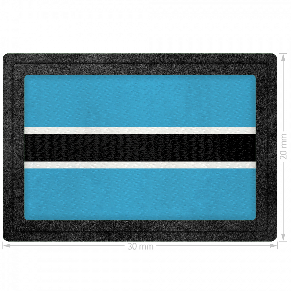 Parche bandera Botsuana