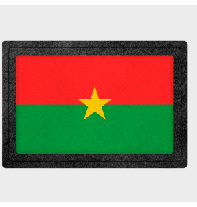 Parche bandera Burkina Faso