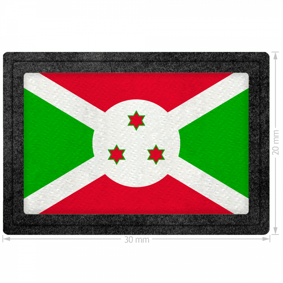Parche bandera Burundi
