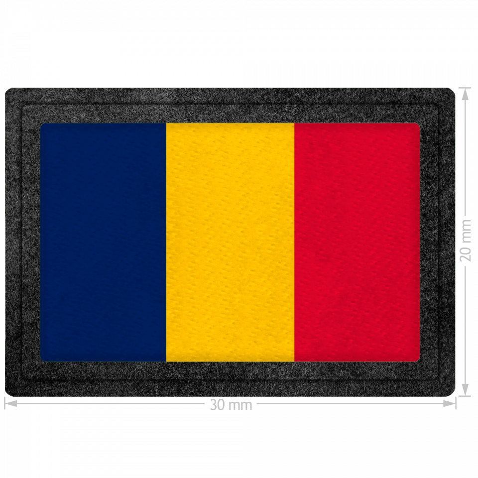 Parche bandera Chad