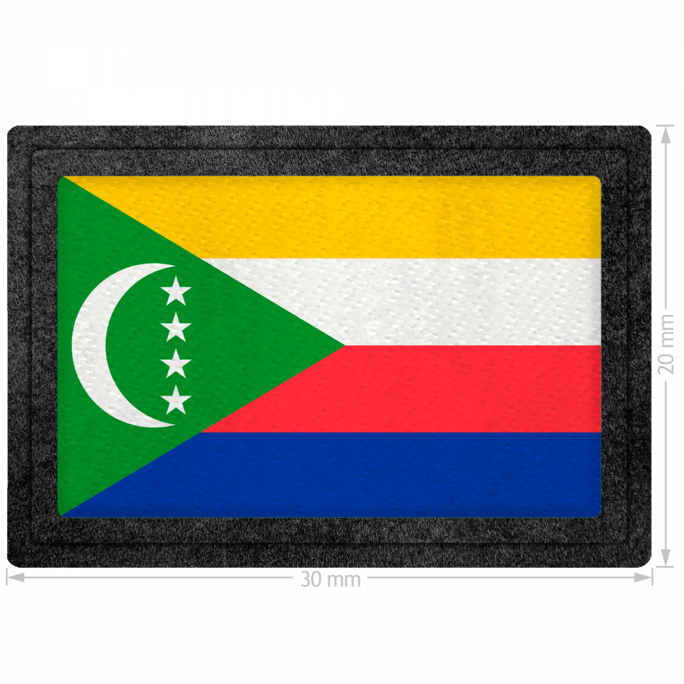 Parche bandera Comoras